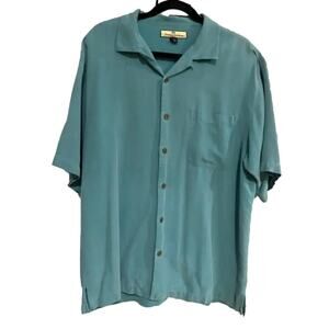 Tommy Bahama Men's Relax Shirt 100% Silk Size Large